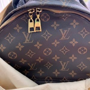 LV backpack.
